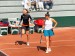 Paříž 2.6.2023 - M. Bouzková se Španělkou Sorribes - Tormo před vítězným deblovým zápasem